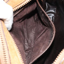 CELINE C Sulky Shoulder Bag Coated Canvas Beige Gold Auth ti3958-21