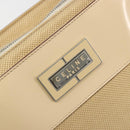 CELINE Tote Bag Canvas Beige Gold CC Auth ti3959-15