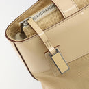 CELINE Tote Bag Canvas Beige Gold CC Auth ti3959-16