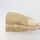 CELINE Tote Bag Canvas Beige Gold CC Auth ti3959-4