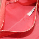 BURBERRY Shoulder Bag Leather Pink Gold Auth ti3960-21