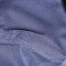 HERMES Fourre Tout Bassas MM Shoulder Bag Cotton Navy Silver Auth ti3961-11
