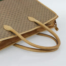 GUCCI Micro GG Supreme WebSherry Line Horsebit Bag PVC Beige Auth ti3965-7