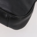 GUCCI Bamboo Shoulder Bag Leather Nylon 2way 2 Set Black Auth ti3966-8