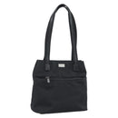 GUCCI Tote Bag Canvas Black Silver 002 1075 Auth ti3969-1