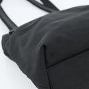 GUCCI Tote Bag Canvas Black Silver 002 1075 Auth ti3969-14
