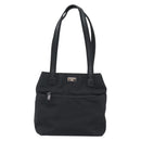 GUCCI Tote Bag Canvas Black Silver 002 1075 Auth ti3969-13