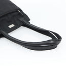 GUCCI Tote Bag Canvas Black Silver 002 1075 Auth ti3969-7