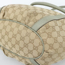 GUCCI GG Canvas Abbey Tote Bag Beige Gold 211982 Auth ti3971-12