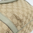 GUCCI GG Canvas Abbey Tote Bag Beige Gold 211982 Auth ti3971-14