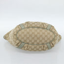 GUCCI GG Canvas Abbey Tote Bag Beige Gold 211982 Auth ti3971-9
