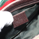 GUCCI Web Sherry Line Shoulder Pouch Canvas 106644 Auth ti3973-17