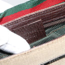GUCCI Web Sherry Line Shoulder Pouch Canvas 106644 Auth ti3973-12