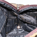 FENDI Zucca Canvas Hand Bag Black Brown Auth ti3974-19