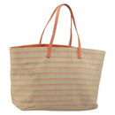 FENDI Tote Bag Leather Pink Silver Auth ti3978-1