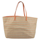 FENDI Tote Bag Leather Pink Silver Auth ti3978-2