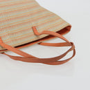 FENDI Tote Bag Leather Pink Silver Auth ti3978-7