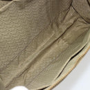 Christian Dior Clutch Bag Leather Green Gold Auth ti3979-11