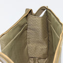 Christian Dior Clutch Bag Leather Green Gold Auth ti3979-18