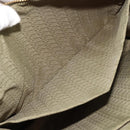 Christian Dior Clutch Bag Leather Green Gold Auth ti3979-12