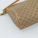 GUCCI Micro GG Supreme Shoulder Bag PVC Beige Gold Auth ti3980-14