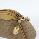 GUCCI Micro GG Supreme Shoulder Bag PVC Beige Gold Auth ti3980-10