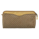 GUCCI Micro GG Supreme Shoulder Bag PVC Beige Gold Auth ti3980-2