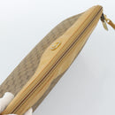 GUCCI Micro GG Supreme Shoulder Bag PVC Beige Gold Auth ti3980-6