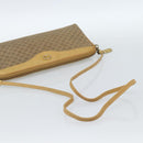 GUCCI Micro GG Supreme Shoulder Bag PVC Beige Gold Auth ti3980-7