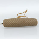 GUCCI Micro GG Supreme Shoulder Bag PVC Beige Gold Auth ti3980-5
