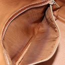 CELINE Macadam Canvas Shoulder Bag PVC Beige Gold Auth ti3982-23