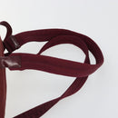PRADA Backpack Nylon Red Silver Auth ti3983A-15