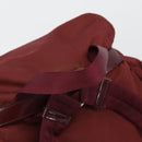 PRADA Backpack Nylon Red Silver Auth ti3983A-7
