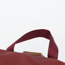 PRADA Backpack Nylon Red Silver Auth ti3983A-14