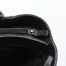 BURBERRY Nova Check Tote Bag PVC Navy Silver Auth ti3984-20