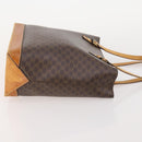 CELINE Macadam Canvas Clutch Bag PVC Leather 2 Set Brown Auth ti3985-4