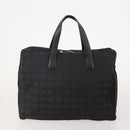 CHANEL New Travel Line Tote Bag Canvas 5 Set Black Gray Pink CC Auth ti3986-15