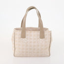 CHANEL New Travel Line Tote Bag Canvas 5 Set Black Gray Pink CC Auth ti3986-25