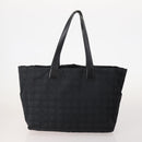 CHANEL New Travel Line Tote Bag Canvas 5 Set Black Gray Pink CC Auth ti3986-3