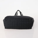 CHANEL New Travel Line Tote Bag Canvas 5 Set Black Gray Pink CC Auth ti3986-6