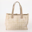 CHANEL New Travel Line Tote Bag Canvas 5 Set Black Gray Pink CC Auth ti3986-8