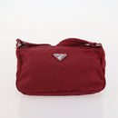 PRADA Shoulder Bag Nylon 2 Set Orange Red Auth ti3988-10