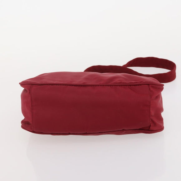 PRADA Shoulder Bag Nylon 2 Set Orange Red Auth ti3988
