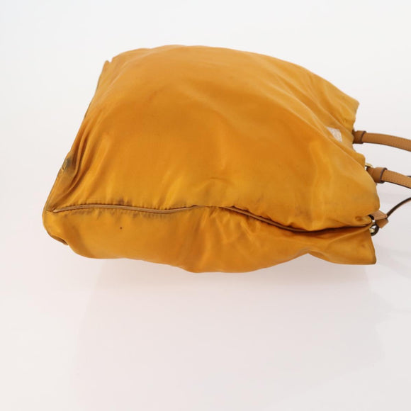 PRADA Shoulder Bag Nylon 2 Set Orange Red Auth ti3988