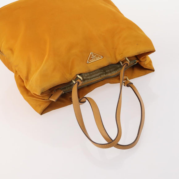 PRADA Shoulder Bag Nylon 2 Set Orange Red Auth ti3988