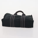 HERMES Fourre Tout Hand Bag Cotton 5 Set Red Gray Black Auth ti3989-15