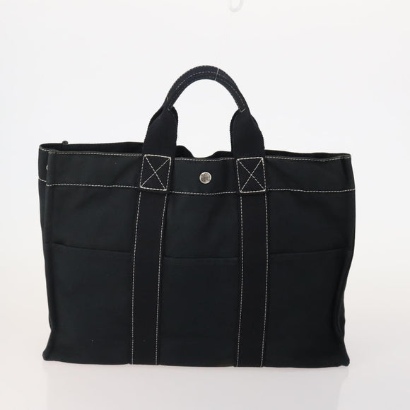 HERMES Fourre Tout Hand Bag Cotton 5 Set Red Gray Black Auth ti3989