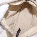 HERMES Pouch Canvas Leather 5 Set Beige Pink Purple Auth ti3991-14