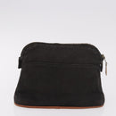 HERMES Pouch Canvas Leather 5 Set Beige Pink Purple Auth ti3991-16