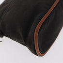 HERMES Pouch Canvas Leather 5 Set Beige Pink Purple Auth ti3991-20